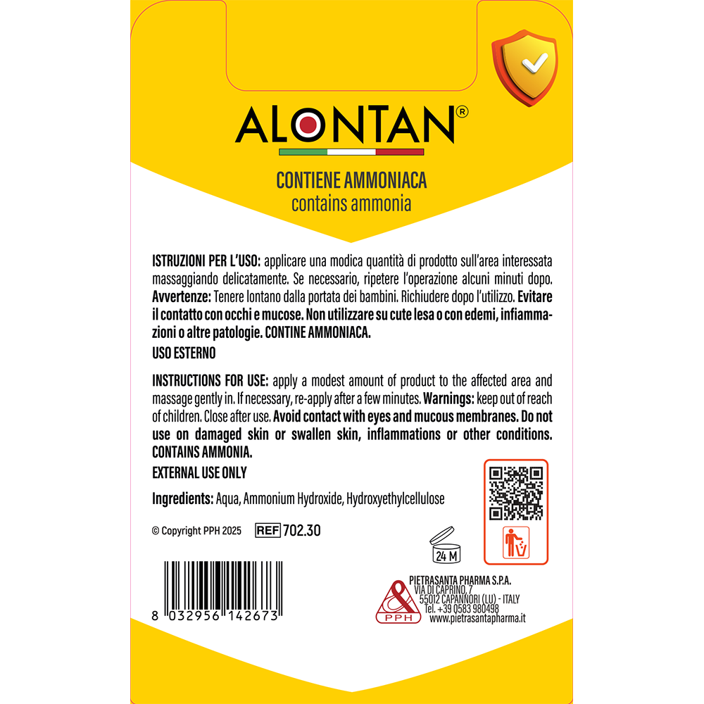 Alontan dopo puntura ammoniaca 14 ml